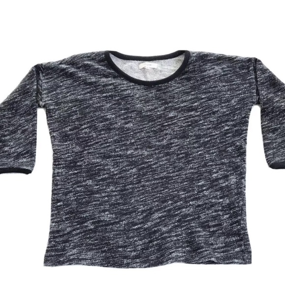 Madewell Black Shadetree Marled Pullover Sweater - Picture 8 of 8